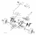 Drive Diagram and Parts List for WE261 2011-11 - 96028000102 Weed Eater Lawn Tractor